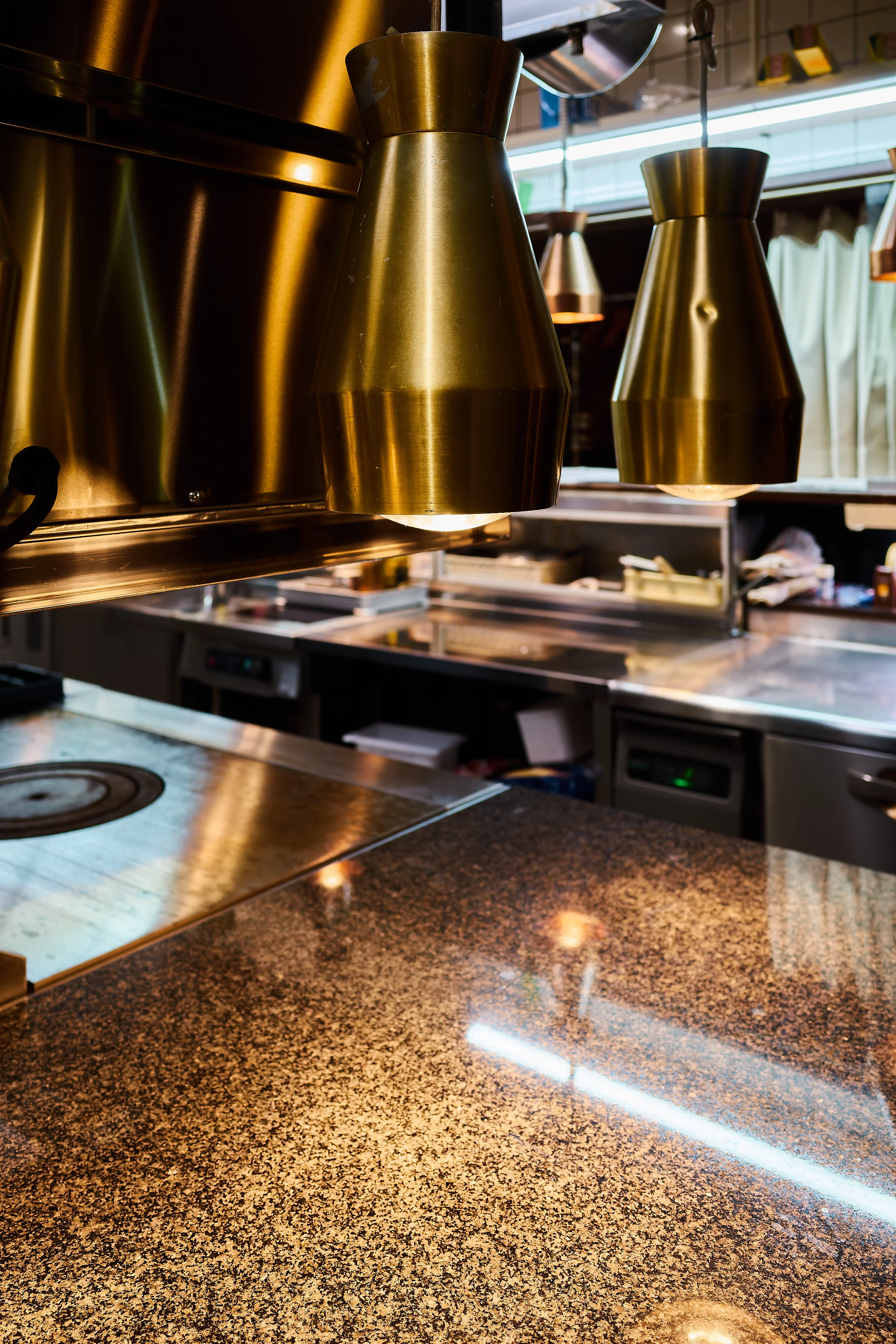 シェ・ピノリのキッチン