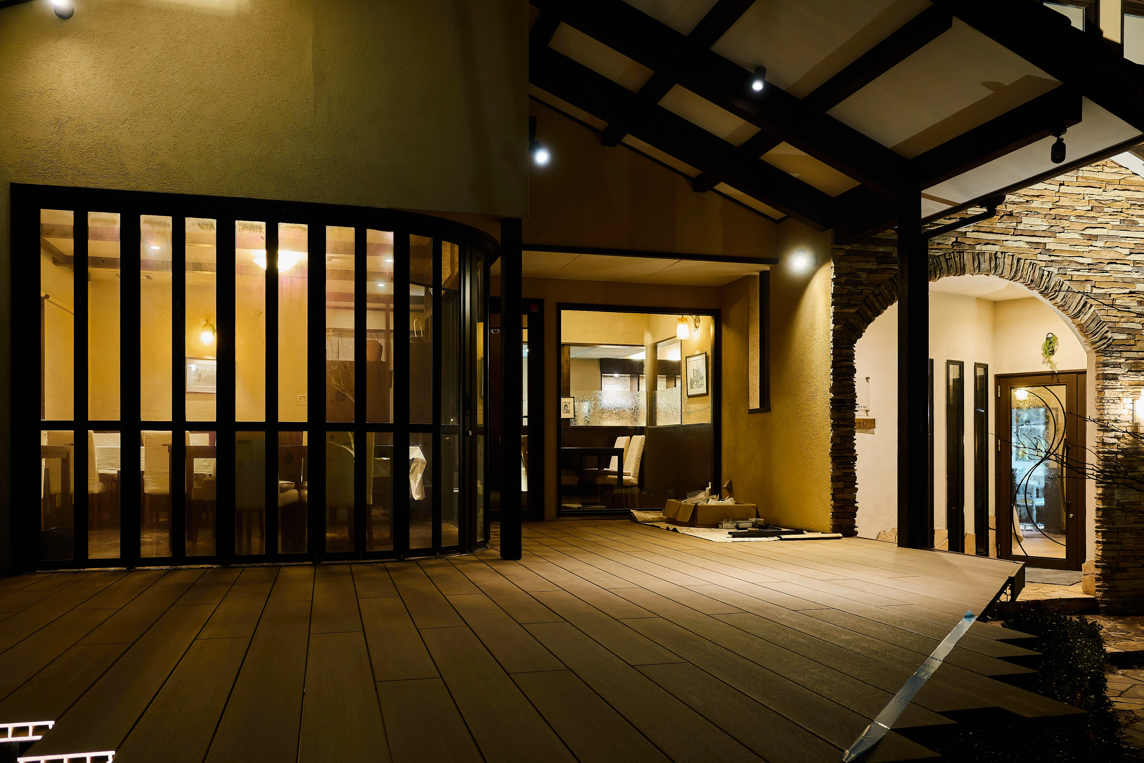 ウッドデッキまわり